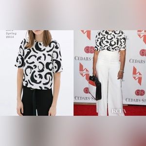 Zara Black and White Shirt size Medium